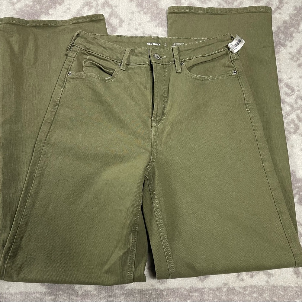 Olive Green Old Navy Wide Leg